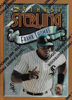 1996 Finest - Refractors #48 Frank Thomas Front