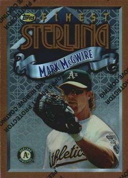 1996 Finest - Refractors #162 Mark McGwire Front