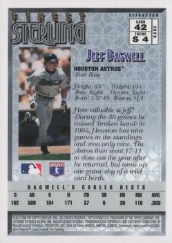1996 Finest - Refractors #42 Jeff Bagwell Back