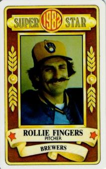 1982 Perma-Graphics Super Star Credit Cards #150-SS8216 Rollie Fingers Front