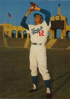 1961 Morrell Meats Los Angeles Dodgers #NNO Tommy Davis Front