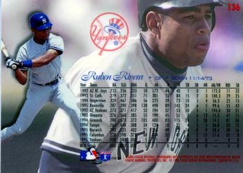 1996 Flair #136 Ruben Rivera Back