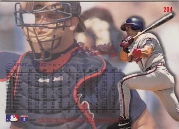 1996 Flair #204 Javy Lopez Back