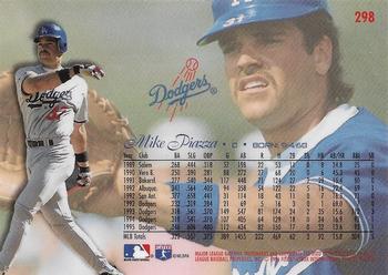 1996 Flair #298 Mike Piazza Back