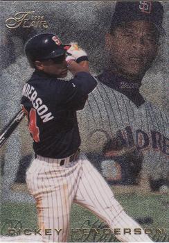 1996 Flair #376 Rickey Henderson Front