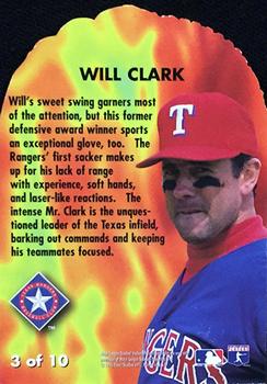 1996 Flair - Hot Gloves #3 Will Clark Back