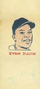1960 Topps Tattoos #NNO Willie Mays Front