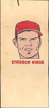 1960 Topps Tattoos #NNO Robin Roberts Front