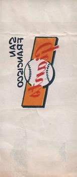1960 Topps Tattoos #NNO San Francisco Giants Front