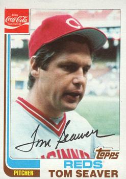 1982 Topps Coca-Cola Cincinnati Reds #19 Tom Seaver Front