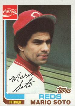 1982 Topps Coca-Cola Cincinnati Reds #20 Mario Soto Front