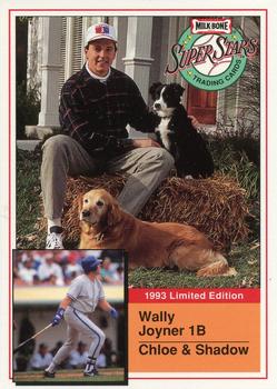 1993 Milk Bone Super Stars #11 Wally Joyner Front