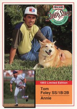 1993 Milk Bone Super Stars #13 Tom Foley Front