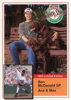 1993 Milk Bone Super Stars #14 Ben McDonald Front