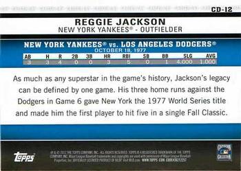 2012 Topps - Career Day #CD-12 Reggie Jackson Back