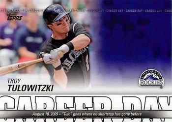 2012 Topps - Career Day #CD-24 Troy Tulowitzki Front