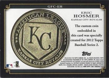 2012 Topps - Gold Futures Coins #GFC-EH Eric Hosmer Back
