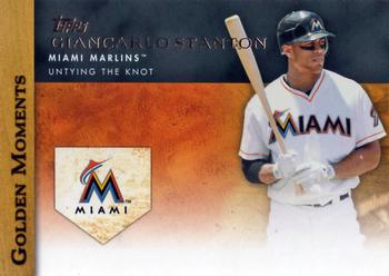 2012 Topps - Golden Moments (Series 2) #GM-31 Giancarlo Stanton Front