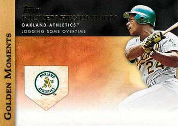 2012 Topps - Golden Moments (Series 2) #GM-34 Rickey Henderson Front