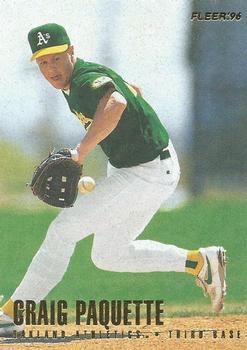 1996 Fleer #215 Craig Paquette Front