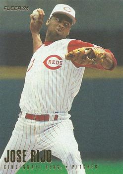 1996 Fleer #350 Jose Rijo Front