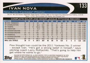 2012 Topps - Purple #133 Ivan Nova Back