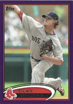 2012 Topps - Purple #247 Clay Buchholz Front