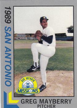 1989 Best San Antonio Missions - Platinum #19 Greg Mayberry Front