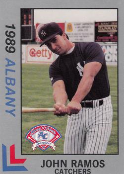 1989 Best Albany-Colonie Yankees - Platinum #13 John Ramos Front