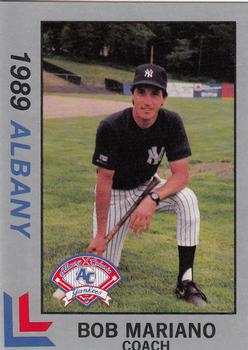1989 Best Albany-Colonie Yankees - Platinum #28 Bob Mariano Front