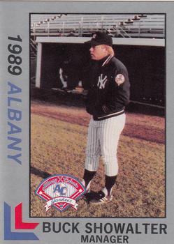 1989 Best Albany-Colonie Yankees - Platinum #8 Buck Showalter Front