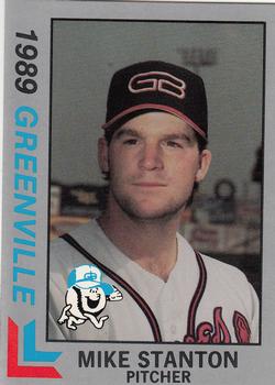 1989 Best Greenville Braves - Platinum #14 Mike Stanton Front