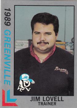 1989 Best Greenville Braves - Platinum #22 Jim Lovell Front