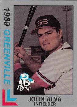 1989 Best Greenville Braves - Platinum #7 John Alva Front