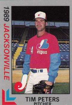 1989 Best Jacksonville Expos - Platinum #13 Tim Peters Front