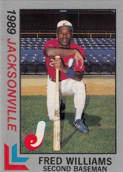 1989 Best Jacksonville Expos - Platinum #18 Fred Williams Front