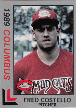 1989 Best Columbus Mudcats - Platinum #16 Fred Costello Front