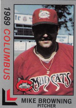 1989 Best Columbus Mudcats - Platinum #17 Mike Browning Front