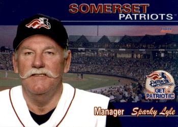 2011 Choice Somerset Patriots #1 Sparky Lyle Front