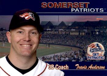 2011 Choice Somerset Patriots #3 Travis Anderson Front