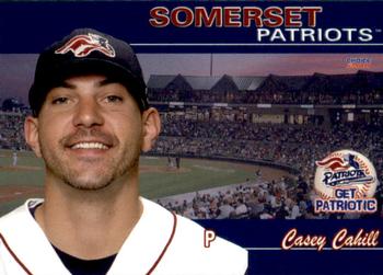 2011 Choice Somerset Patriots #8 Casey Cahill Front