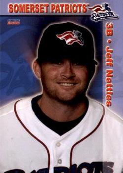 2010 Choice Somerset Patriots #27 Jeff Nettles Front
