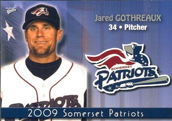 2009 MultiAd Somerset Patriots #14 Jared Gothreaux Front