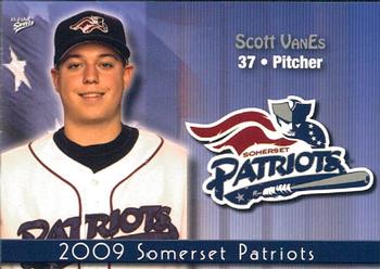 2009 MultiAd Somerset Patriots #30 Scott VanEs Front