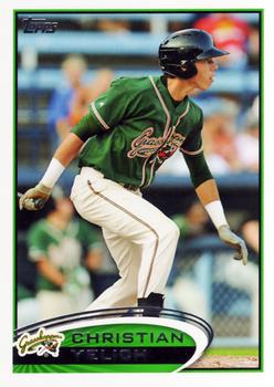 2012 Topps Pro Debut #24 Christian Yelich Front