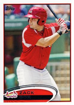 2012 Topps Pro Debut #63 Zack Cox Front