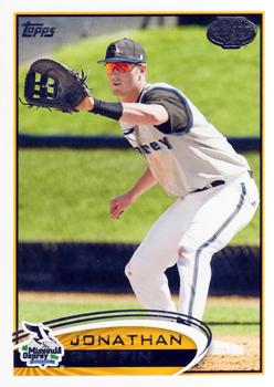 2012 Topps Pro Debut #70 Jonathan Griffin Front