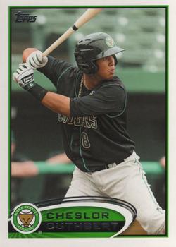 2012 Topps Pro Debut #142 Cheslor Cuthbert Front