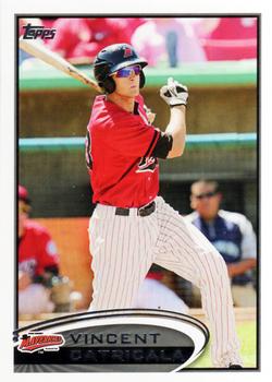 2012 Topps Pro Debut #219 Vincent Catricala Front