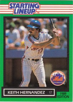 1989 Kenner Starting Lineup Cards #3991135020 Keith Hernandez Front